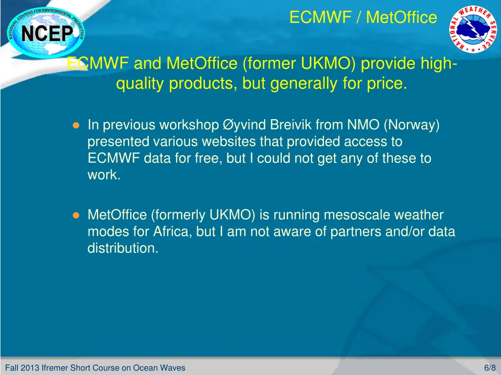 ecmwf metoffice