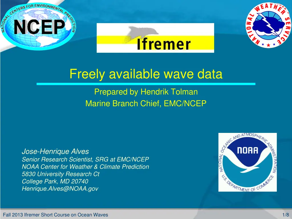 freely available wave data