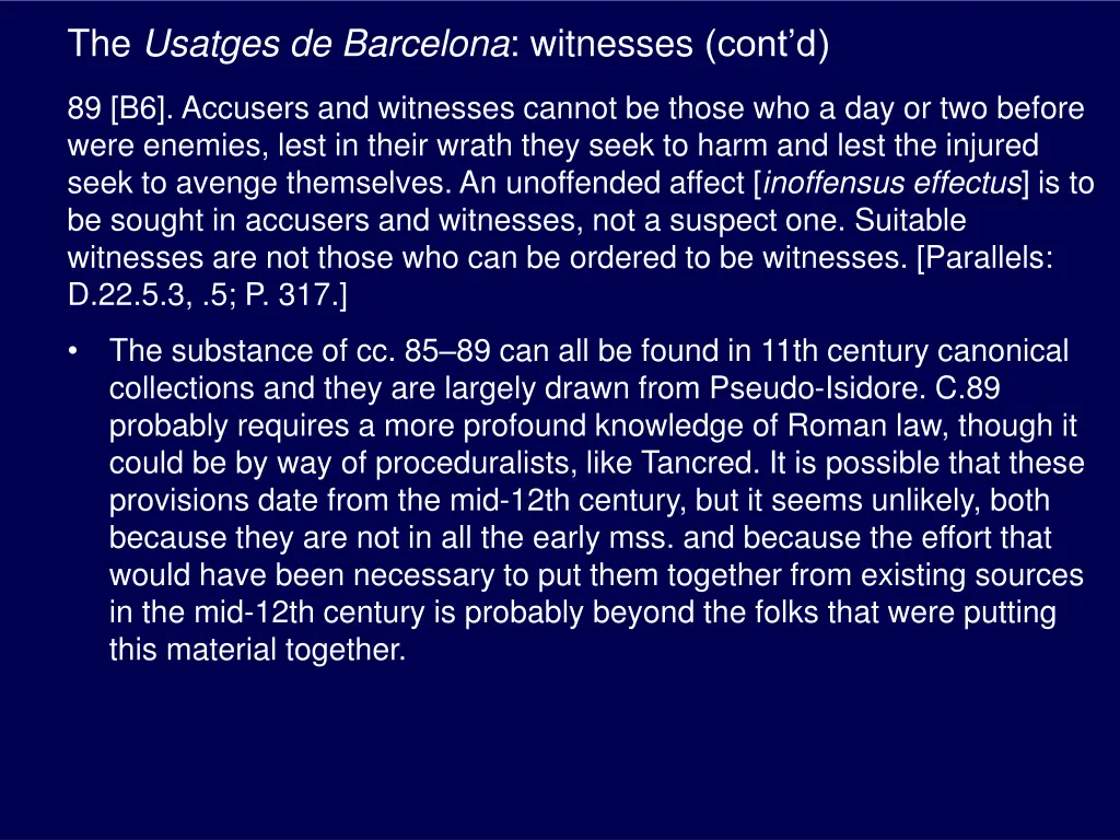 the usatges de barcelona witnesses cont d 1