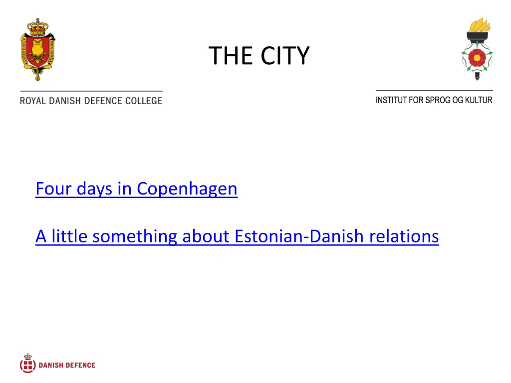 the city