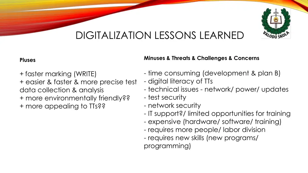 digitalization lessons learned