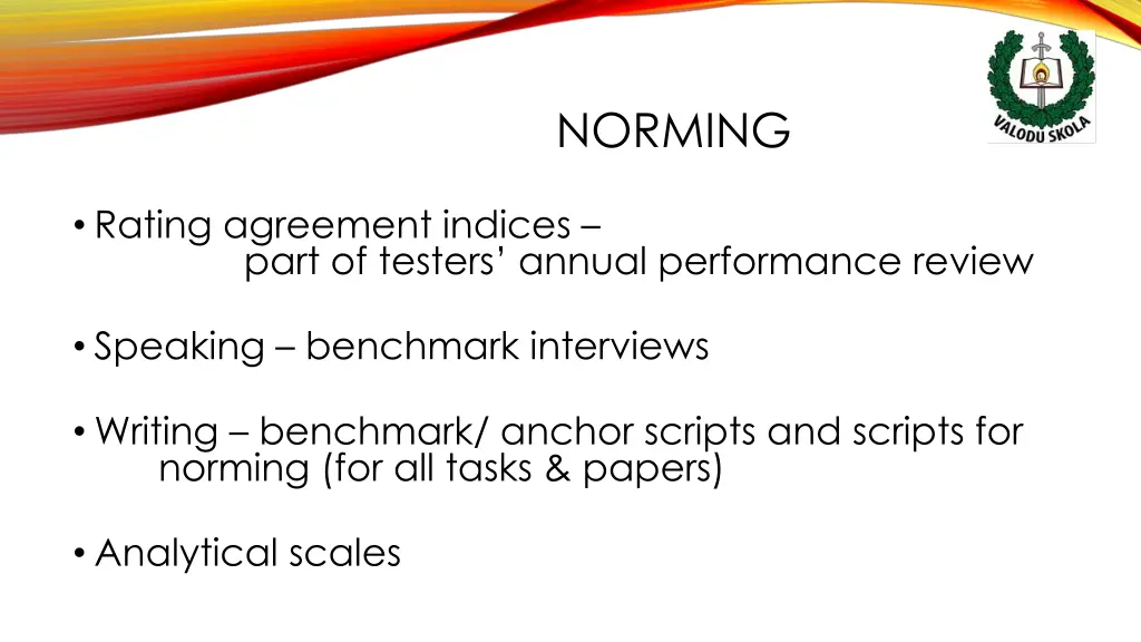 norming