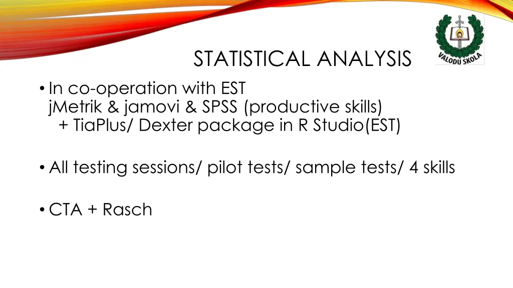 statistical analysis