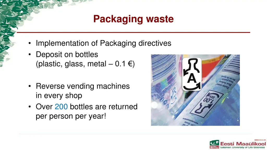 packaging waste