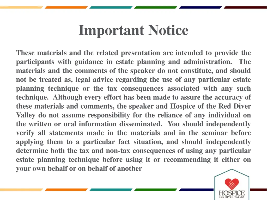 important notice