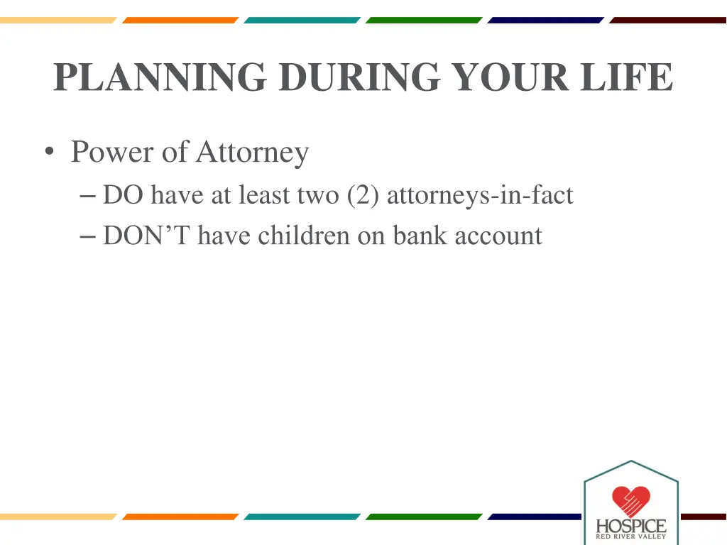 planning during your life 1