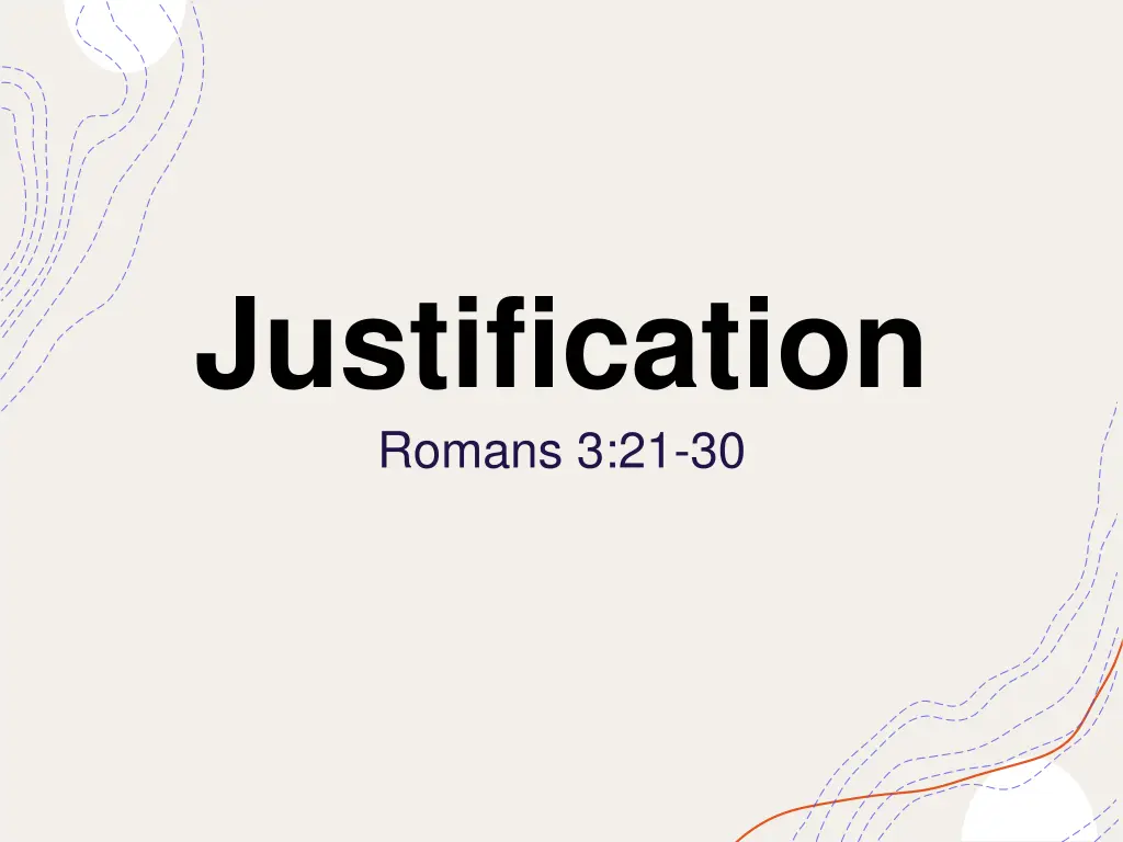 justification romans 3 21 30