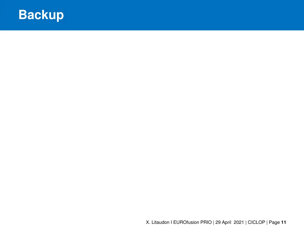backup