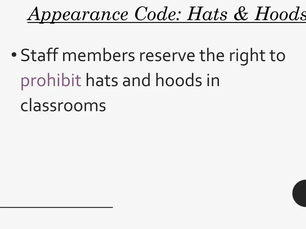 appearance code hats hoods