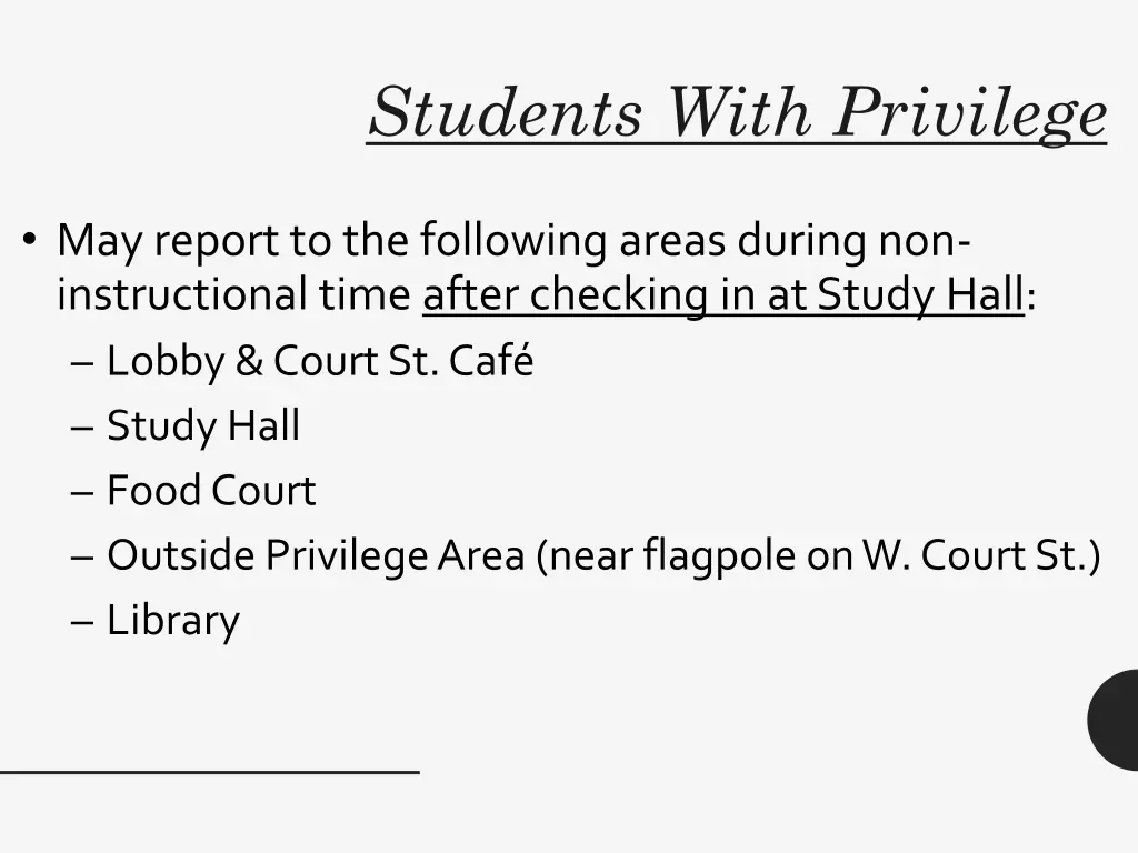 students with privilege