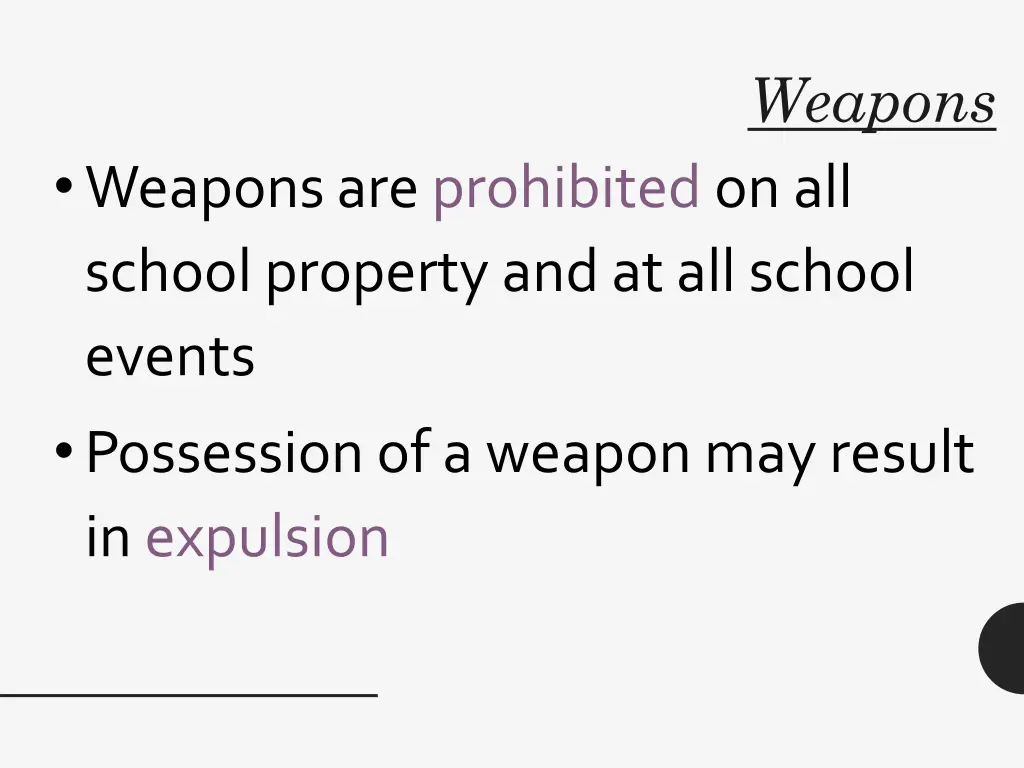 weapons