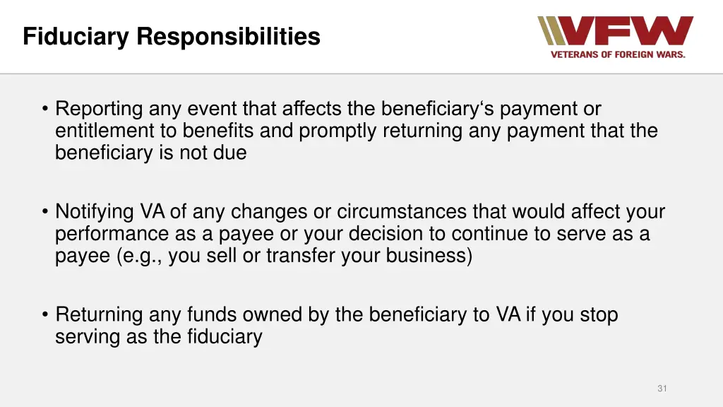 fiduciary responsibilities 4