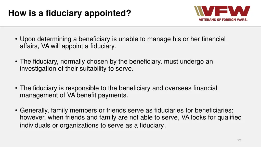 how is a fiduciary appointed