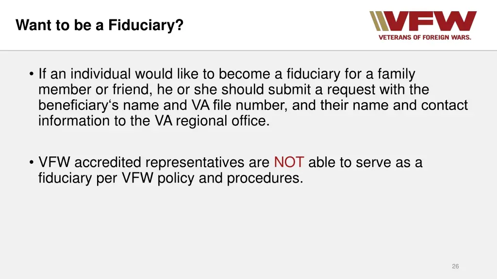 want to be a fiduciary