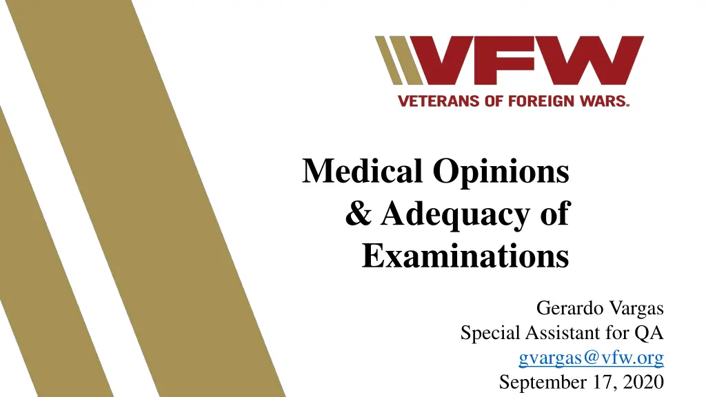 medical opinions adequacy of examinations