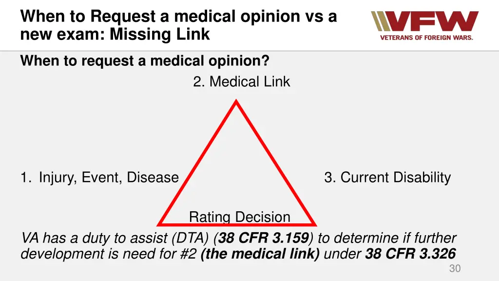 when to request a medical opinion vs a new exam 1