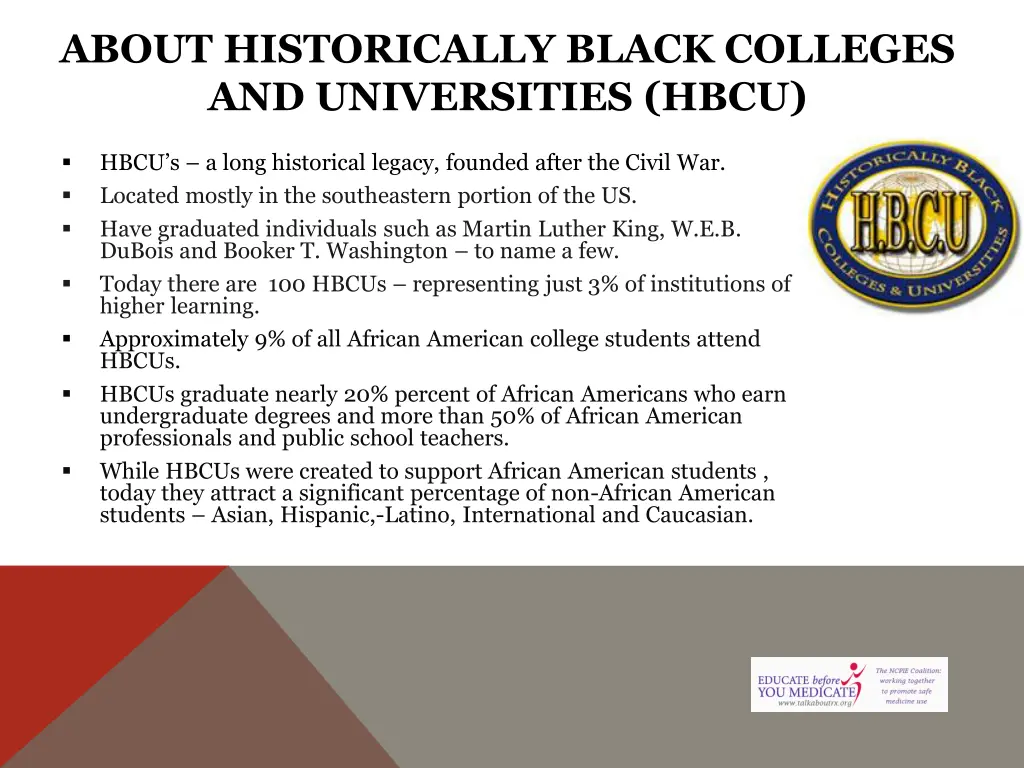 about historically black colleges