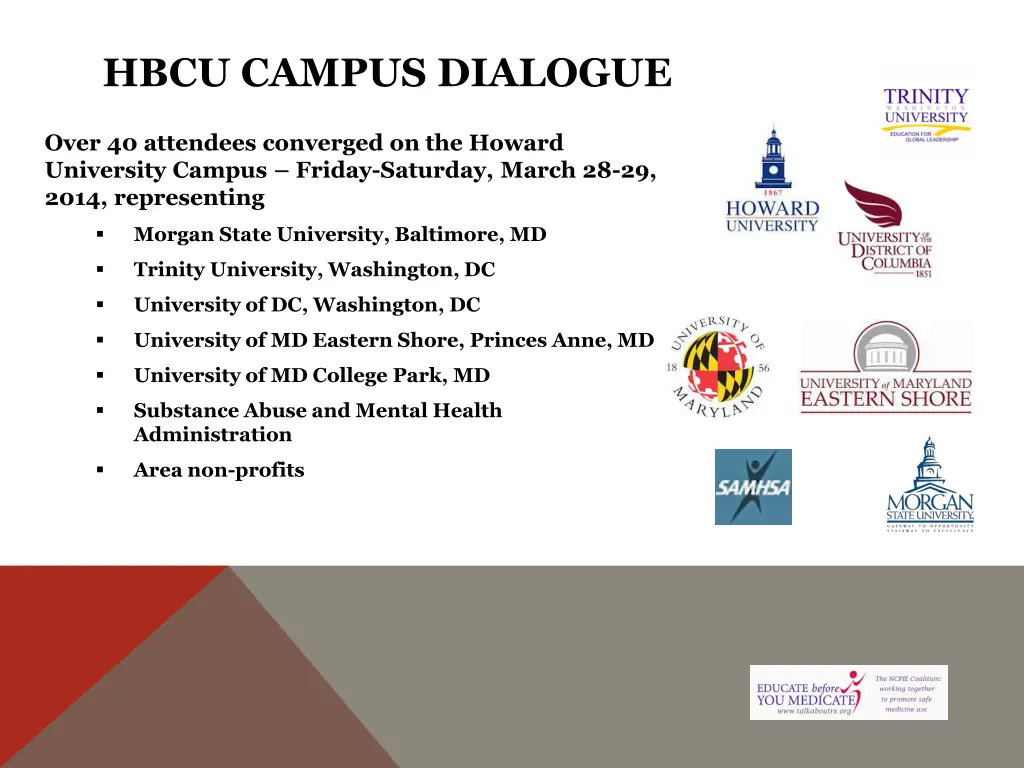 hbcu campus dialogue