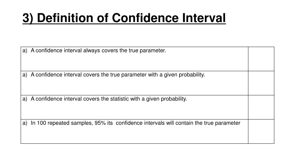 3 definition of confidence interval