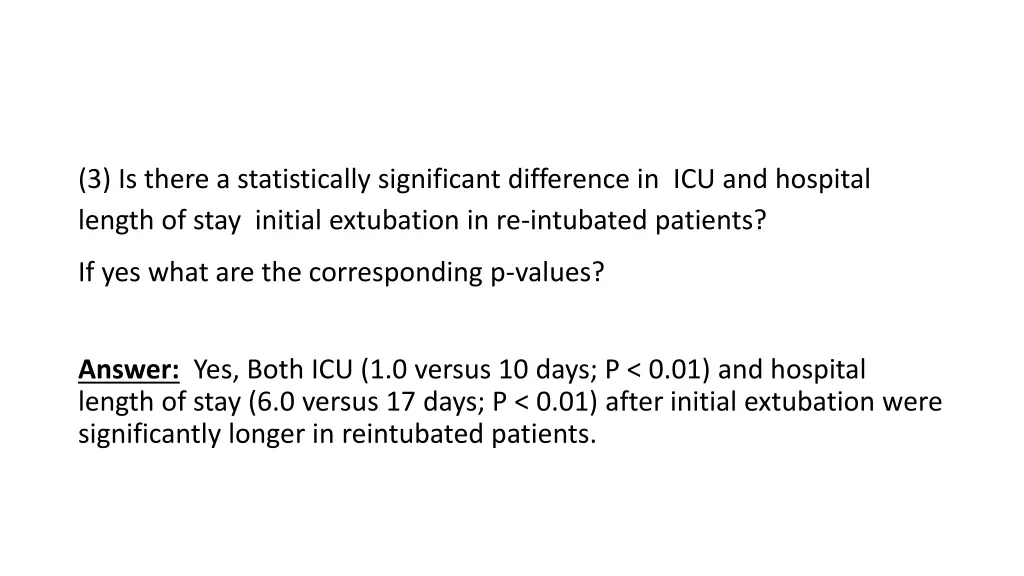 3 is there a statistically significant difference 1