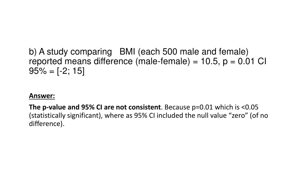 b a study comparing bmi each 500 male and female 1