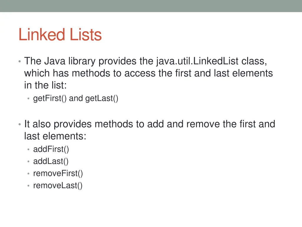 linked lists 2