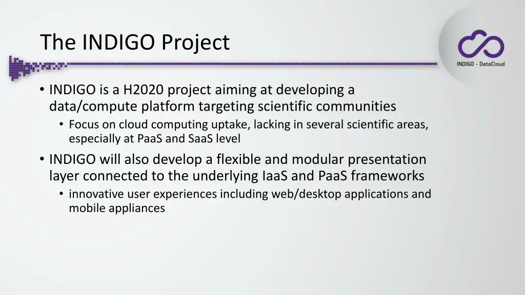 the indigo project
