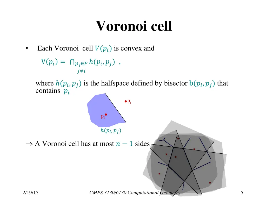 voronoi cell