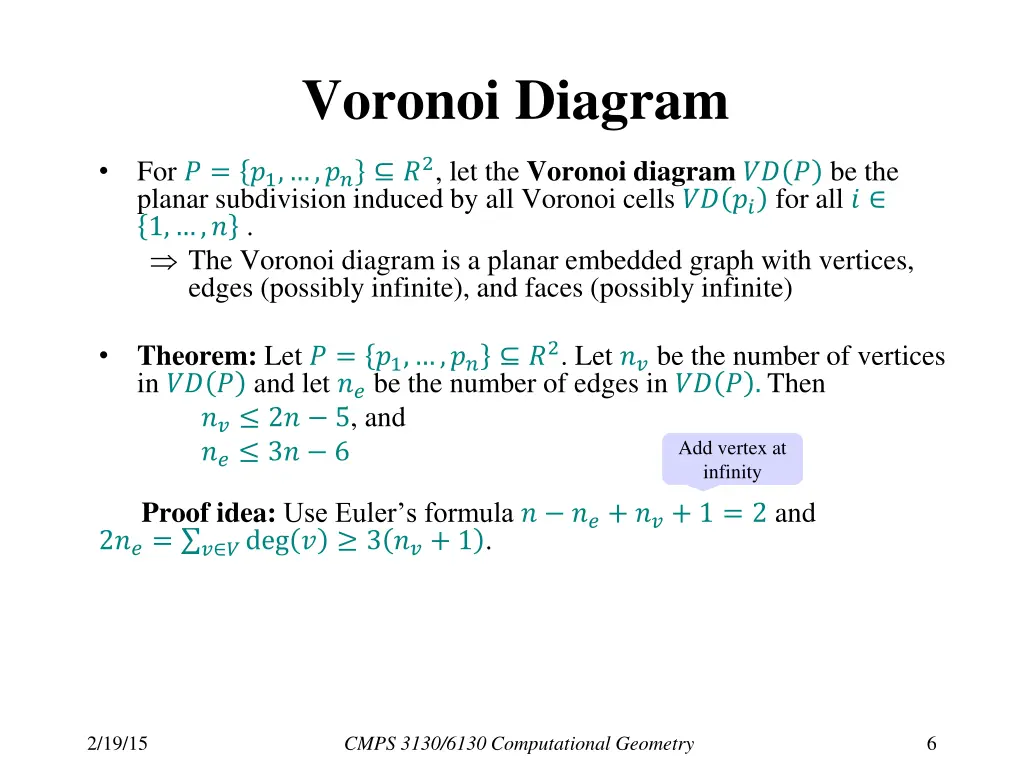 voronoi diagram