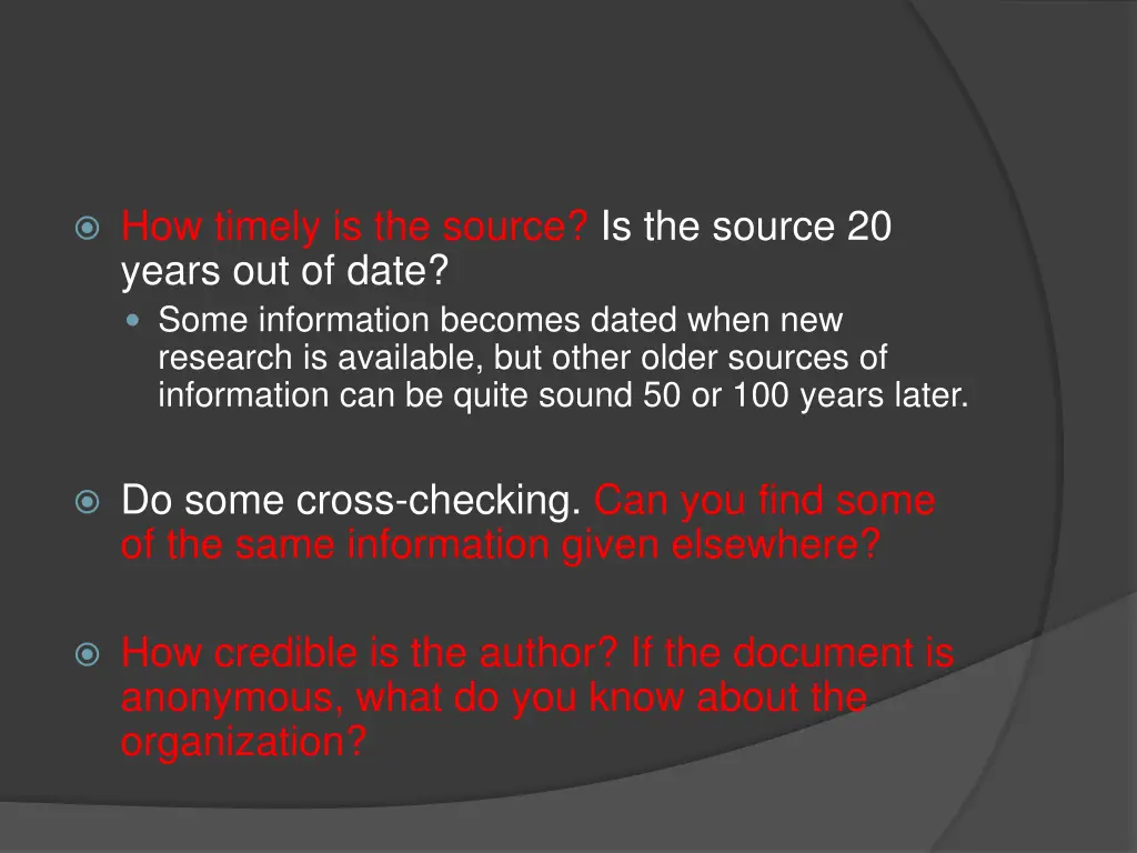 how timely is the source is the source 20 years