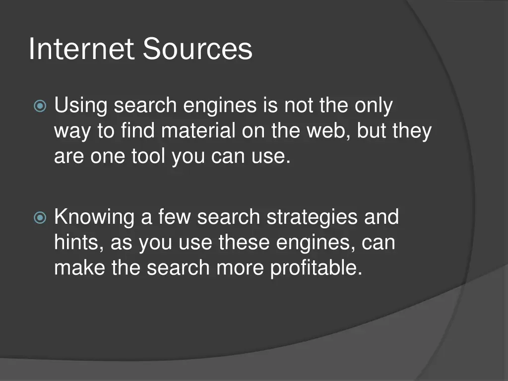 internet sources