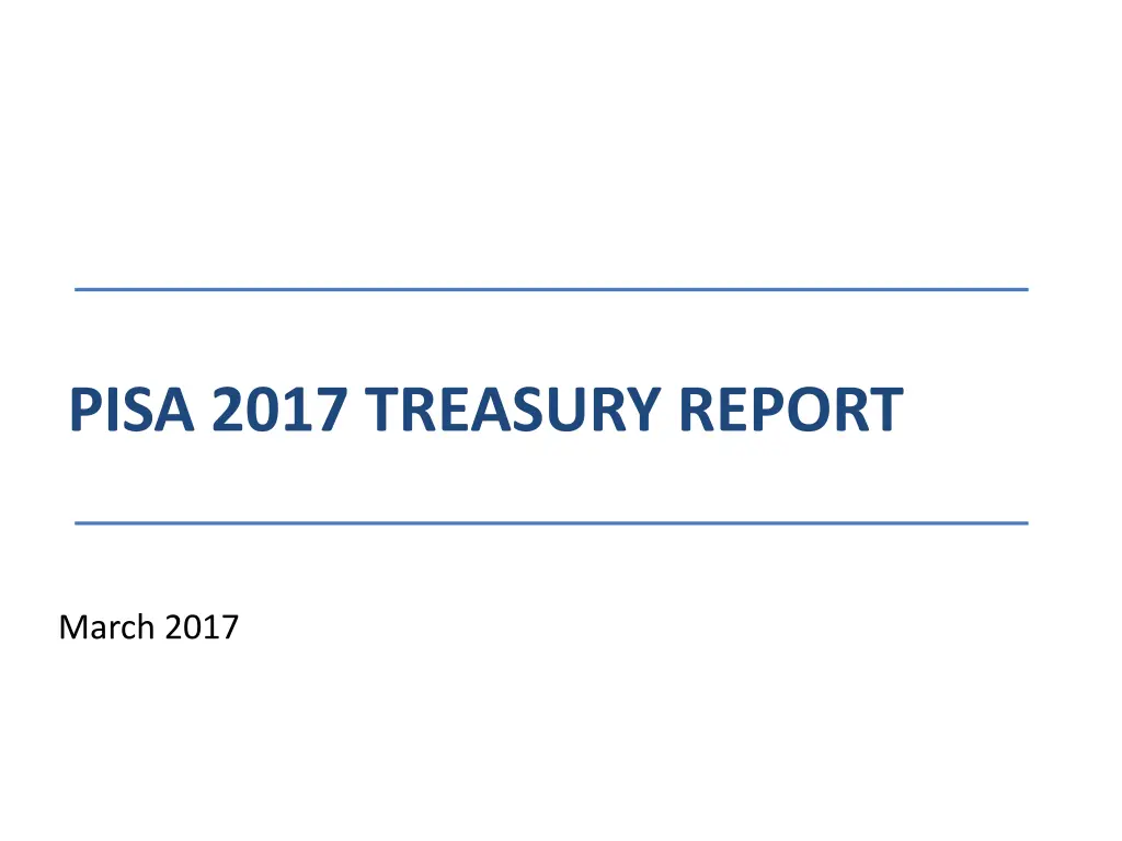 pisa 2017 treasury report