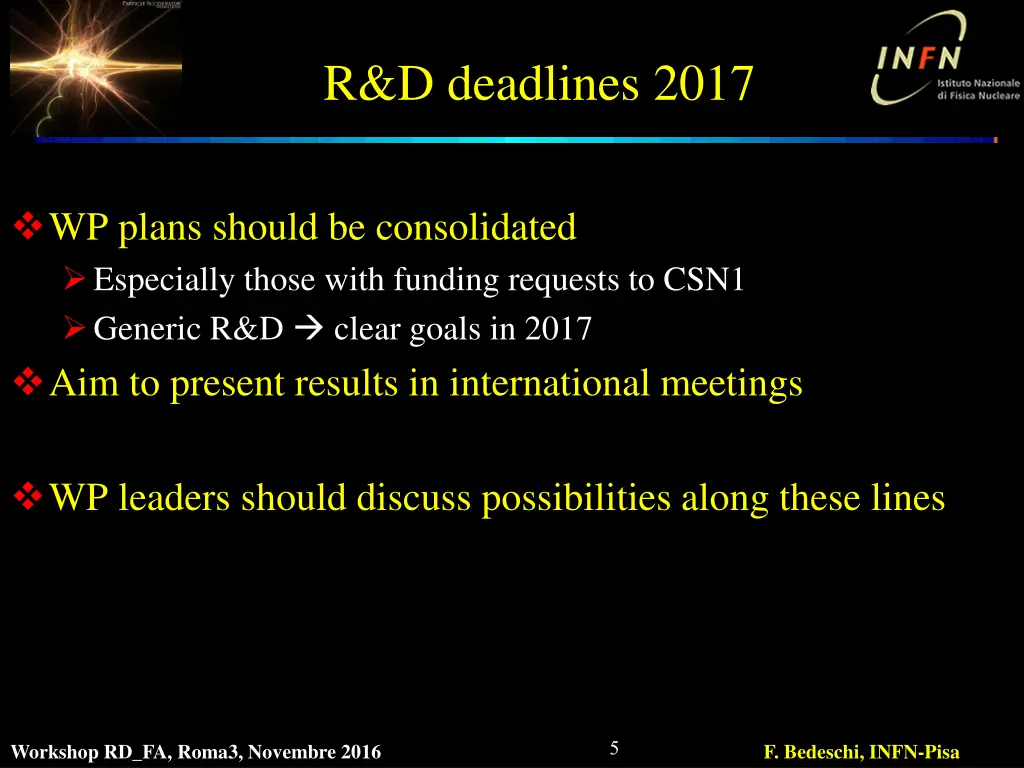 r d deadlines 2017
