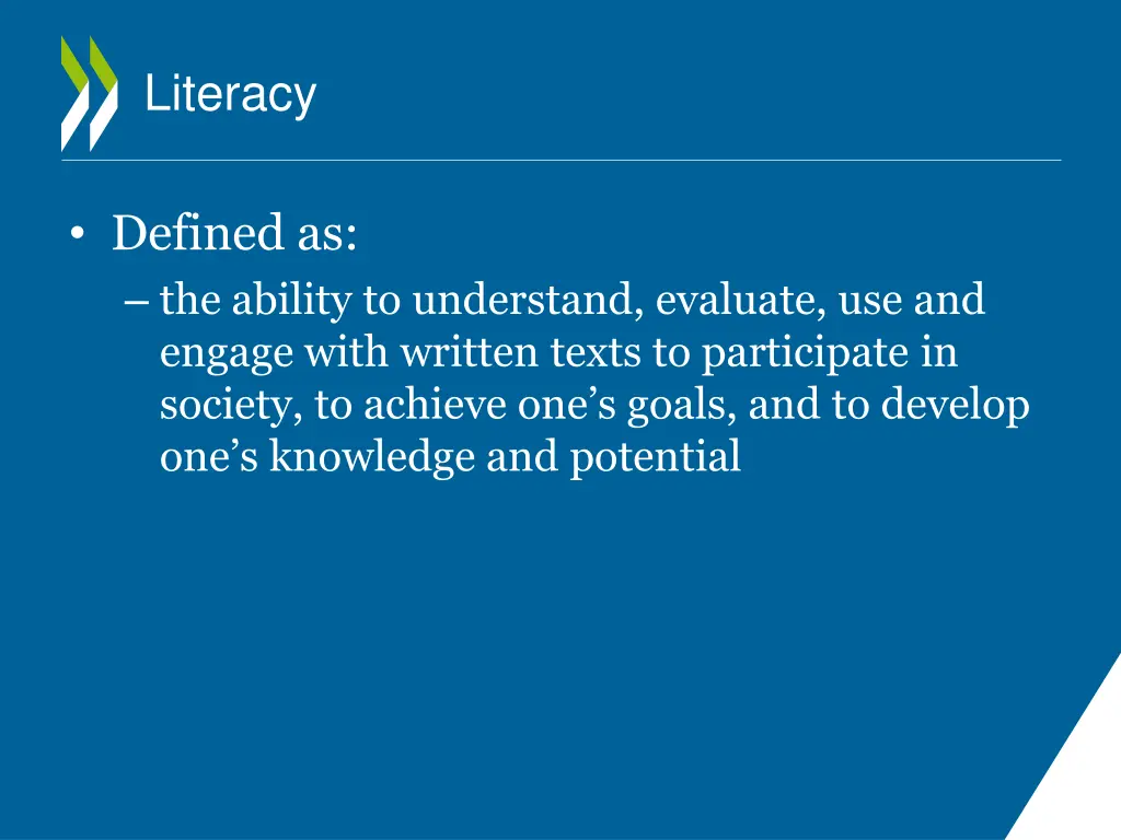 literacy