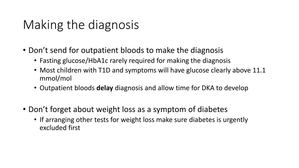 making the diagnosis 1
