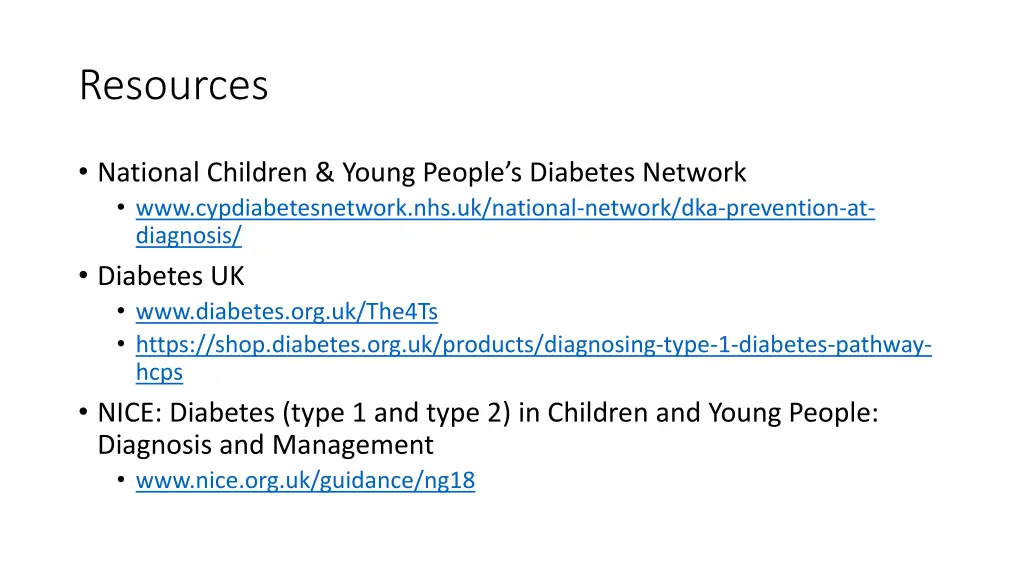 resources