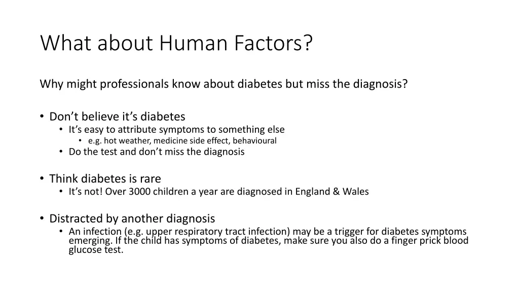 what about human factors 1
