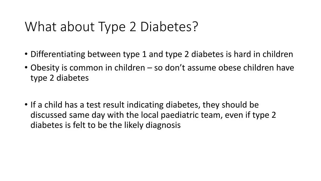 what about type 2 diabetes 1