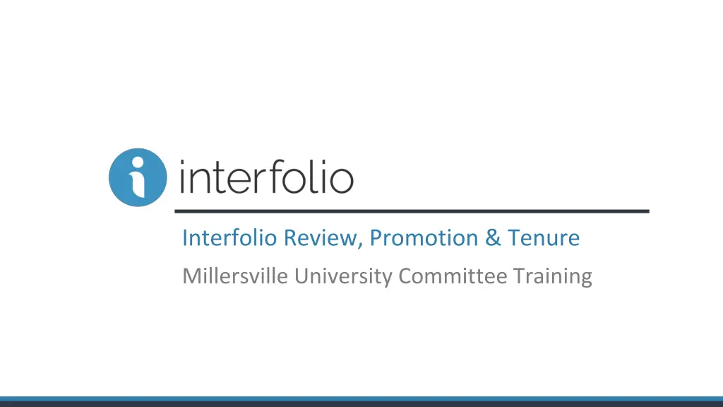 interfolio review promotion tenure