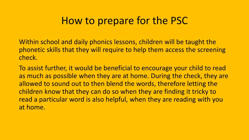 how to prepare for the psc