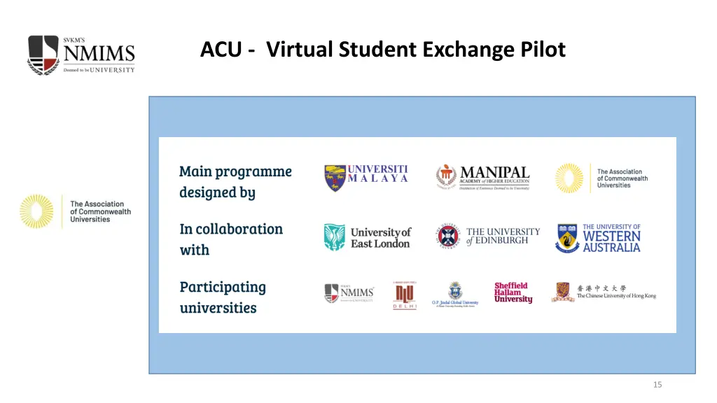 acu virtual student exchange pilot