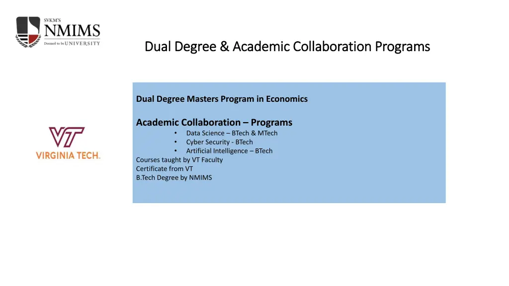 dual degree academic collaboration programs dual