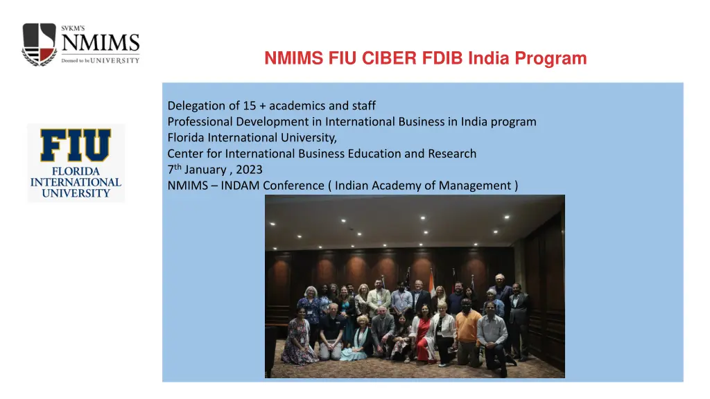 nmims fiu ciber fdib india program