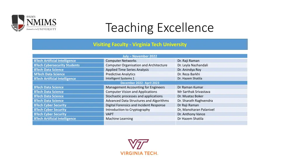teaching excellence