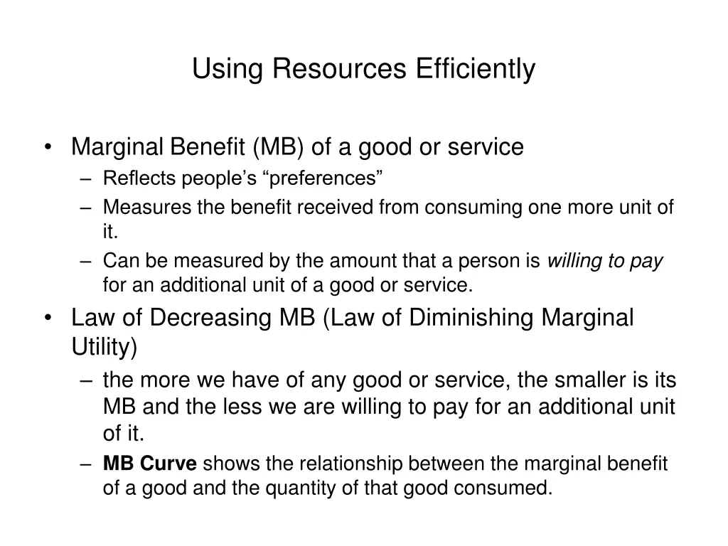 using resources efficiently 3