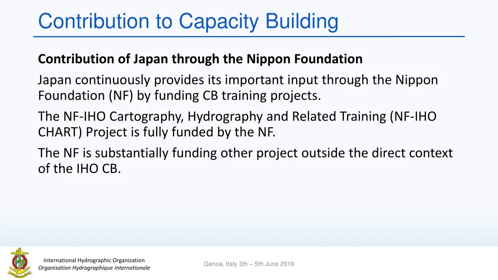 contribution to capacity building 1