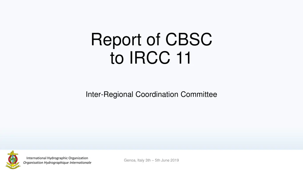 report of cbsc to ircc 11