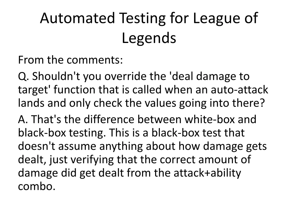 automated testing for league of legends 3
