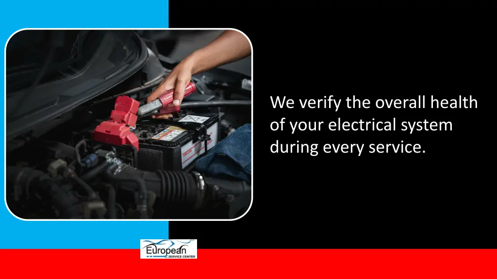 we verify the overall health of your electrical