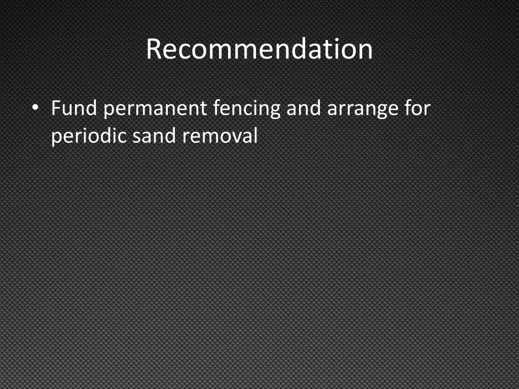 recommendation